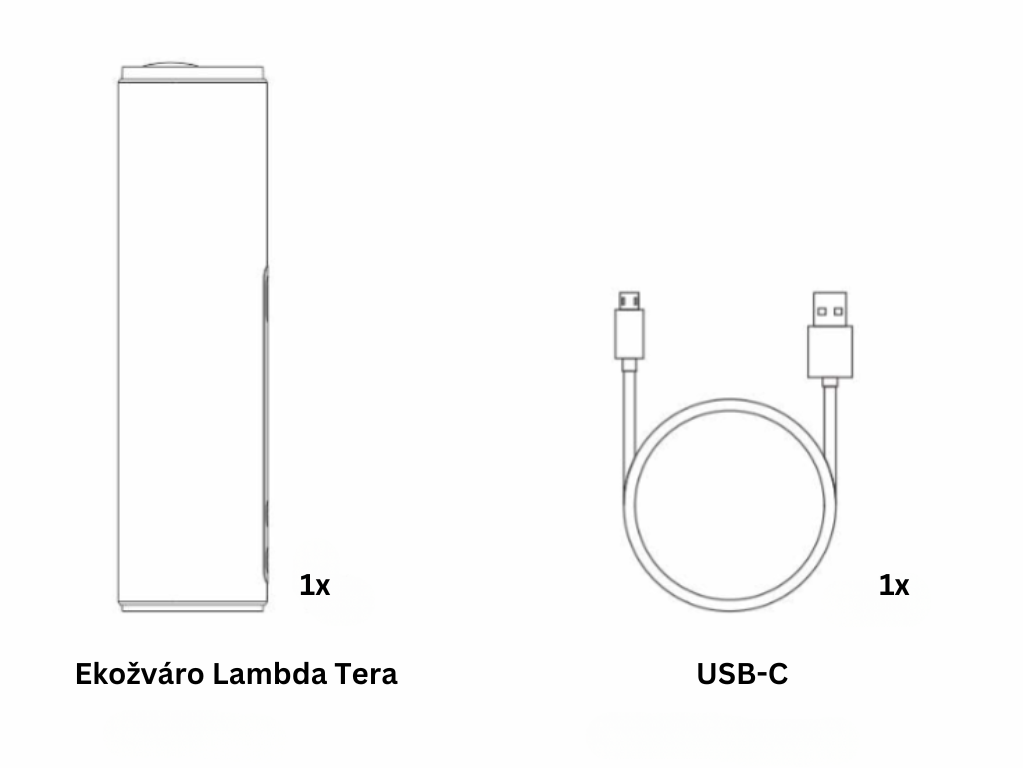 Ekožváro Lambda Tera - obsah balení